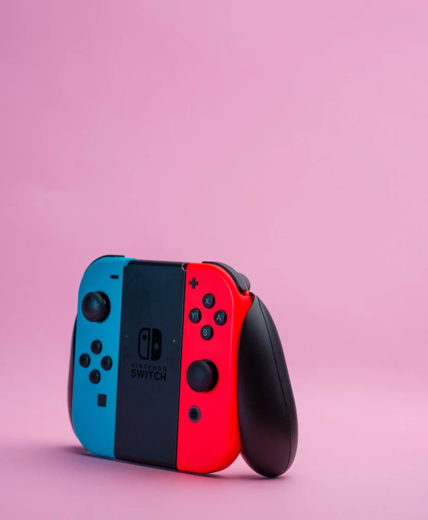 The Nintendo Switch OLED combines a vibrant display with portability, offering an immersive gaming experience anywhere, anytime.